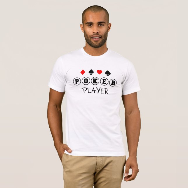Poker-Spieler-T - Shirt (Vorne ganz)
