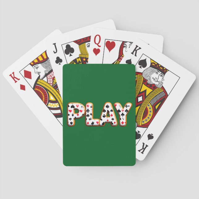 Poker. Spielkarten (Rückseite)