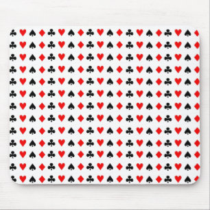 Poker-Spielkarten-Symbole Mousepad
