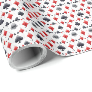 Poker Spielkarten-Themen-Geschenkverpackungspapier Geschenkpapier