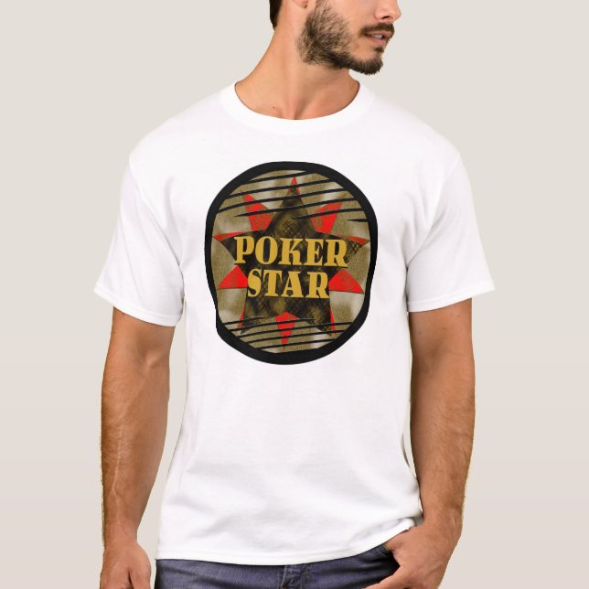 Poker-Stern T-Shirt (Vorderseite)