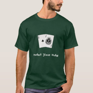 Poker-T - Shirt-Taschen-Asse T-Shirt