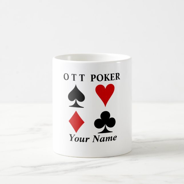 Poker-Tasse Kaffeetasse (Mittel)