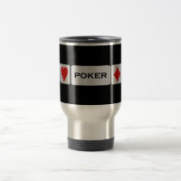 Poker Tasse - wählen Sie Stil & Farbe