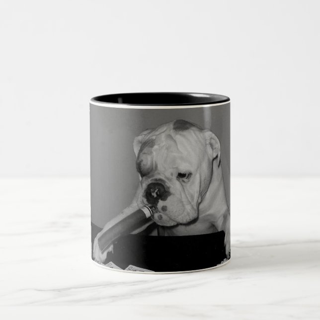Poker-Tasse Zweifarbige Tasse (Mittel)