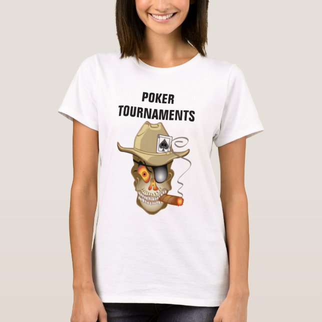 POKER TOURNAMENS T-Shirt (Vorderseite)