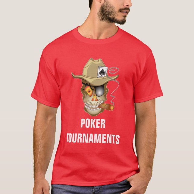 POKER TOURNAMENS T-Shirt (Vorderseite)