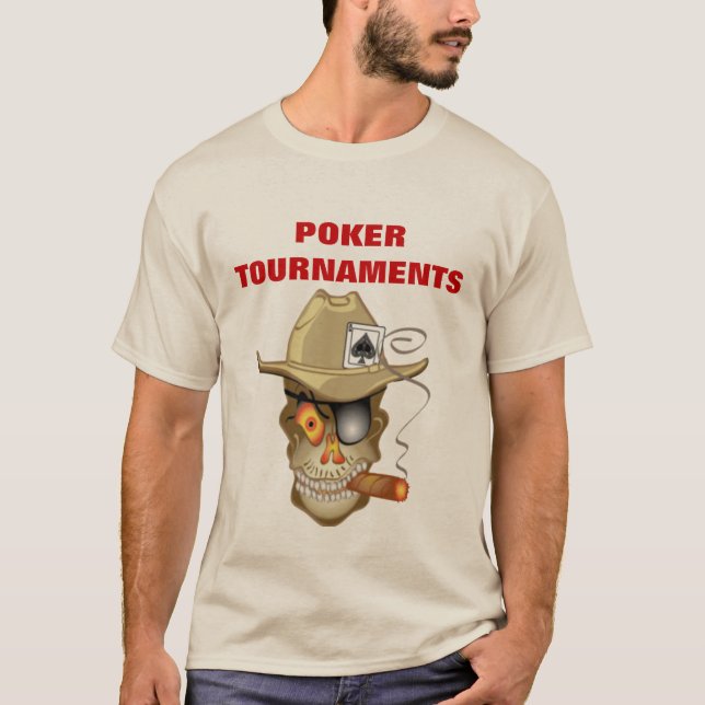POKER TOURNAMENS T-Shirt (Vorderseite)