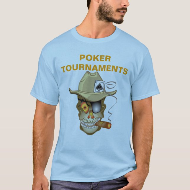 POKER TOURNAMENS T-Shirt (Vorderseite)