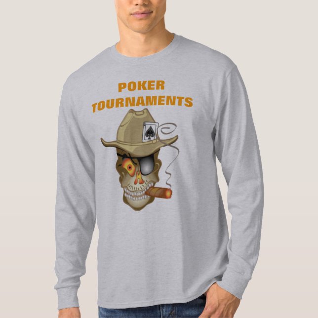 POKER TOURNAMENS T-Shirt (Vorderseite)