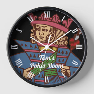 Poker-Uhr - Anpassbar - King Uhr