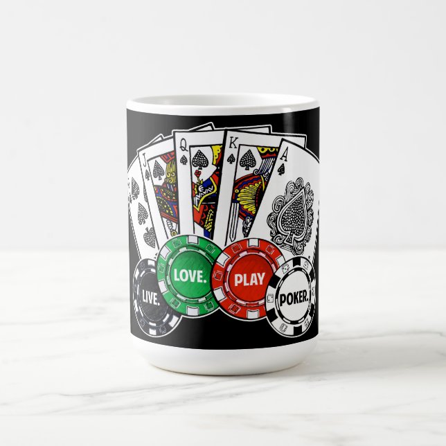 Poker v1 kaffeetasse (Mittel)