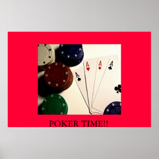POKER ZEIT! POSTER