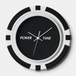 Poker Zeit Schwarz-weiß Pokerchips