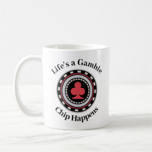 Pokerchip Kaffeetasse