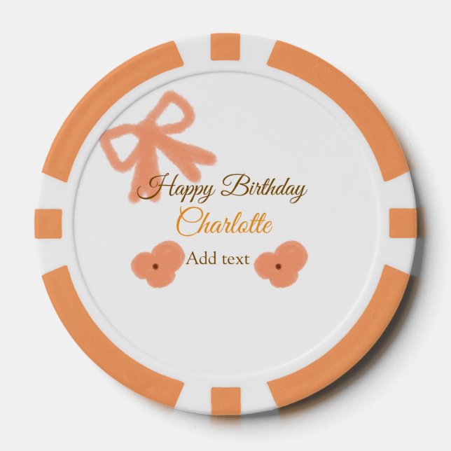 Pokerchip Pokerchips (Vorderseite)