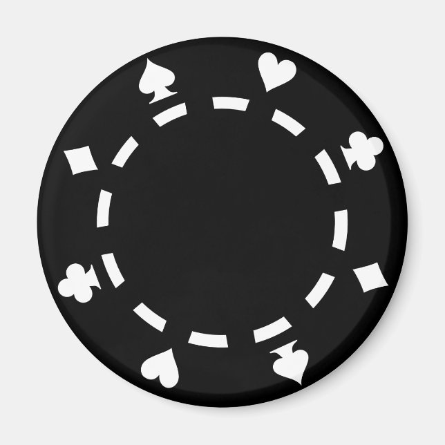 Pokerchips Magnet (Vorne)