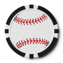 Pokerchips mit Baseball-Design