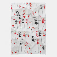 Pokerkarten Nummer zwei,