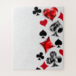Pokerspieler Glücksspieler Spielkartensymbole Las
