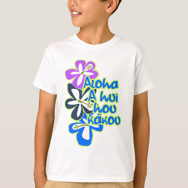 Pokii Blume Girls T-Shirts (Vorderseite)