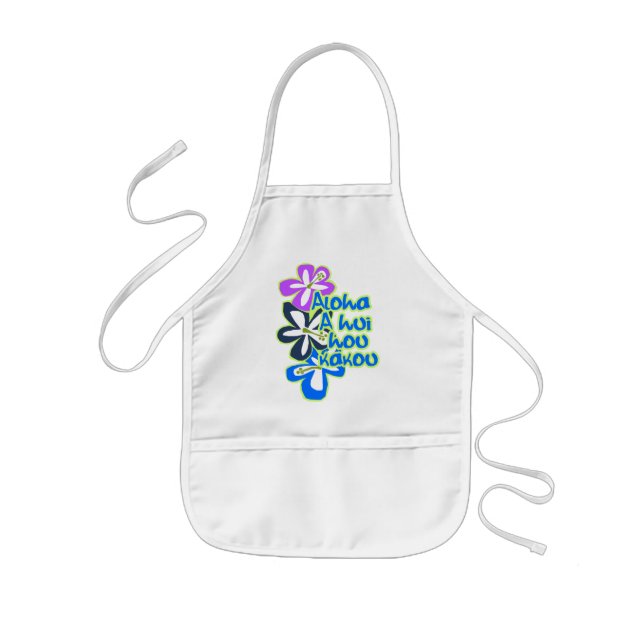 Pokii Blume Kid's Schürze (Vorne)