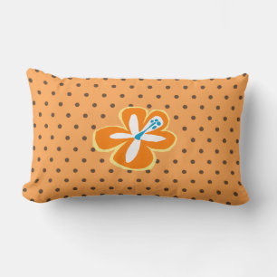 Pokii Hawaiian Hibiscus reversible Lendenkissen