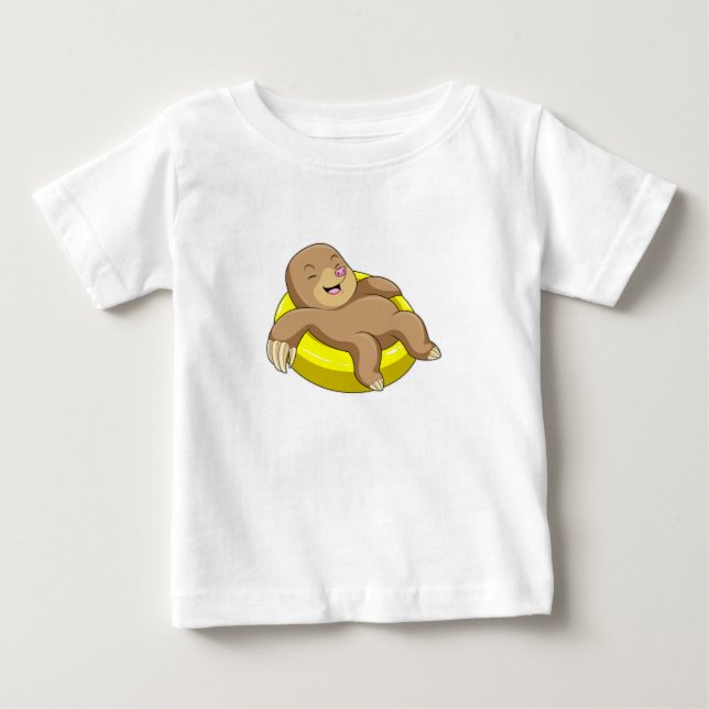 Pol beim Baden mit Lifebuoy Baby T-shirt (Vorderseite)