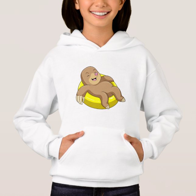 Pol beim Baden mit Lifebuoy Hoodie (Vorderseite)