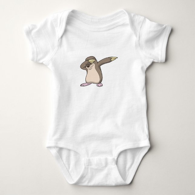 Pol beim Hip Hop Dance Dab Baby Strampler (Vorderseite)