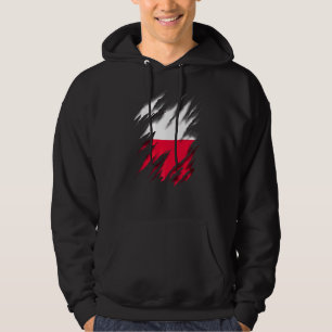 Pol Pl Polnische Flagge Polen Hoodie