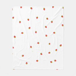 Polabdeckung Strawberry Fleecedecke