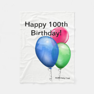 Polaire 100th Carte de couverture d'ouatine d'anniversaire