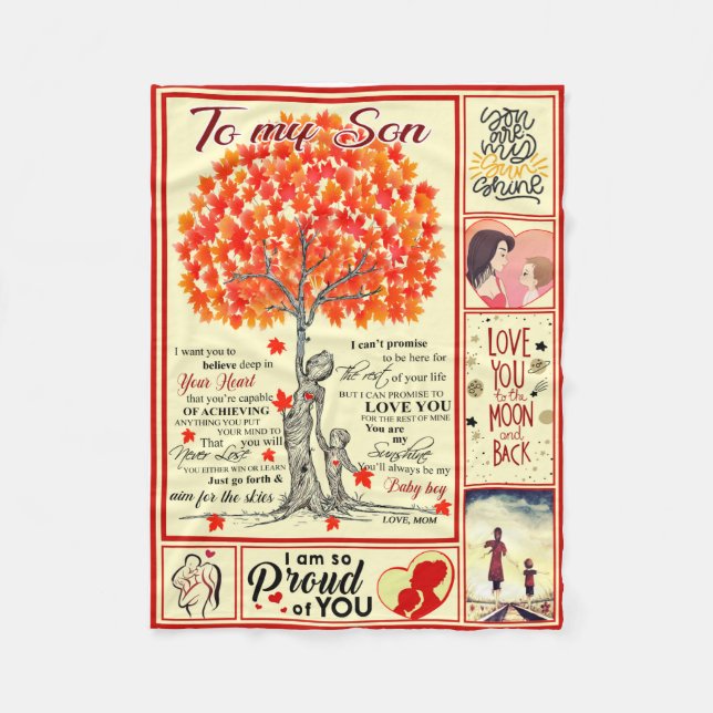 Polaire À ma couverture Fils (Devant)