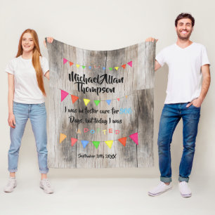 Polaire Adoption de couverture faite sur commande