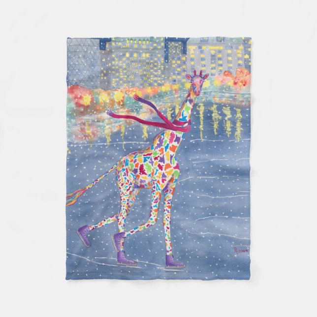 Polaire Annabelle sur la couverture d'ouatine de glace (Devant)