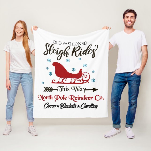 Polaire Balades en traîneau à l'ancienne couverture à jeto (En situation)