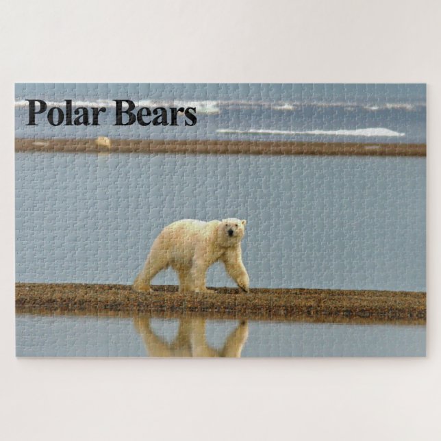 Polaire Bear Stroll Jigsaw Puzzle (Horizontal)