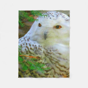 Polaire Belle couverture d'ouatine de hibou de Milou