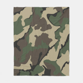 Polaire Camo, couverture moyenne d'ouatine