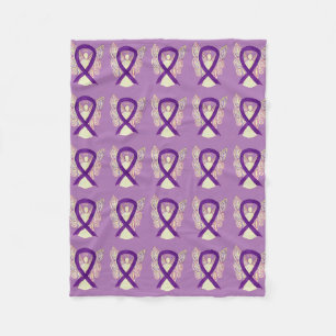 Polaire Cancer Survivante Sensibilisation Ruban Couverture