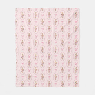 Polaire Casse-noisette rose Fleece Jetez la couverture
