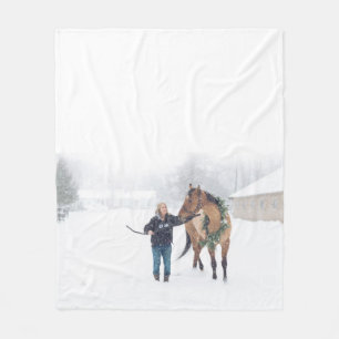 Polaire Cindy et couverture irlandaise d'ouatine -