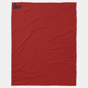 Polaire Couple rouge, couverture nocturne