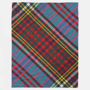 Polaire Couverture 2 d'ouatine de tartan d'Anderson