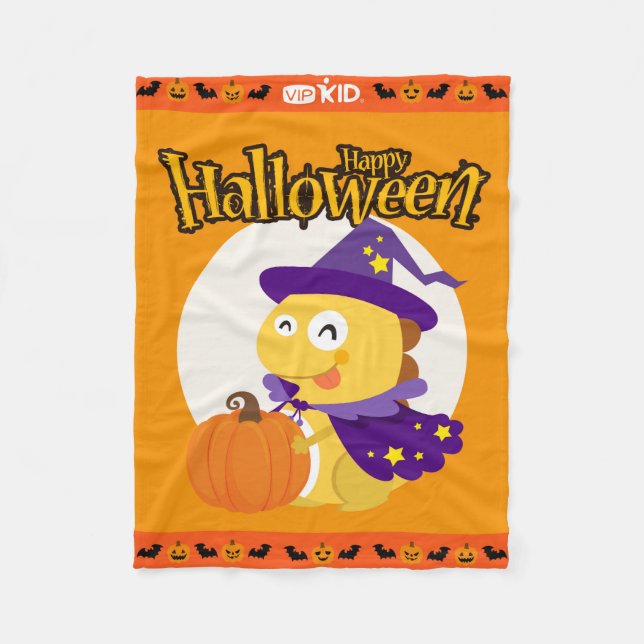 Polaire Couverture A de VIPKID Halloween (Devant)