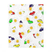 Couverture à motif gribouillage ludique