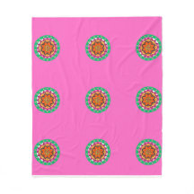 Couverture à motif mandala