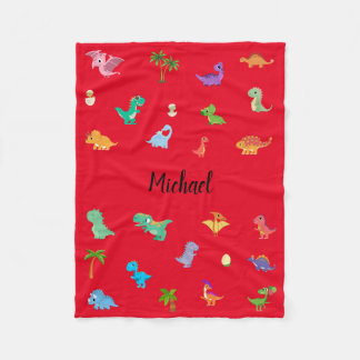 Polaire Couverture à thème dinosaure pour bébés, enfants, 