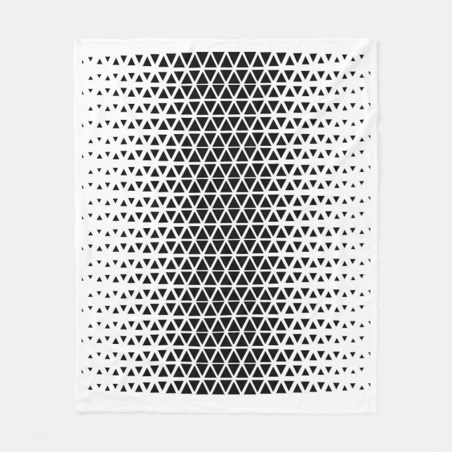 Polaire Couverture ADOM à motif Triangles Géométriques (Devant)
